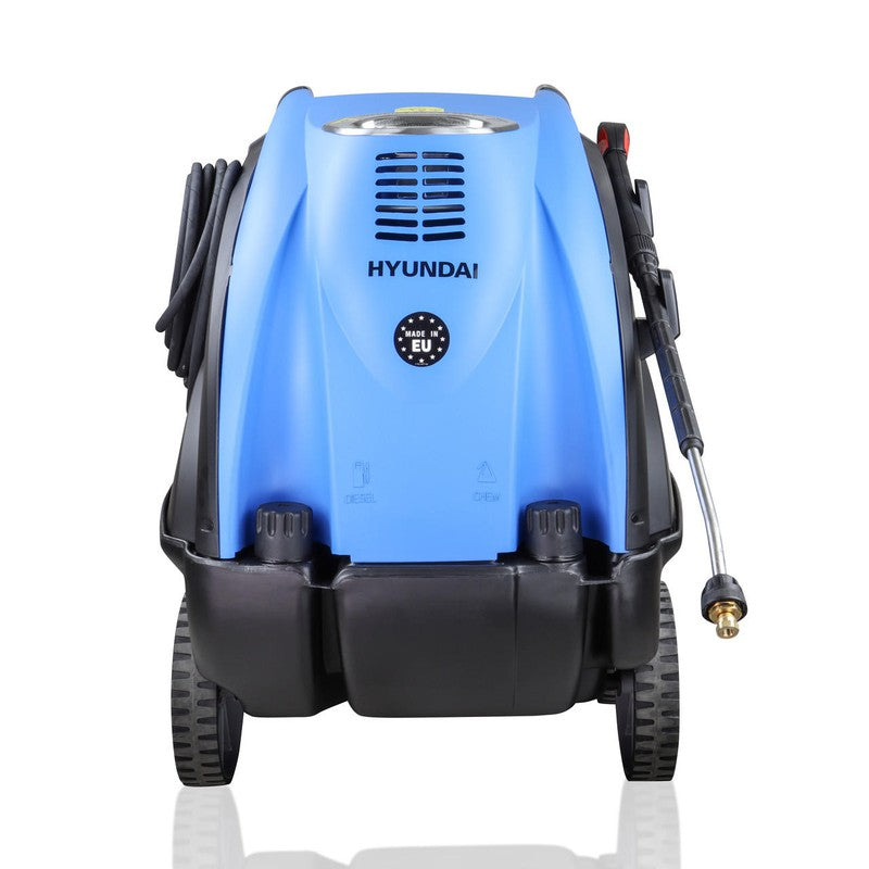 Hyundai HY155HPW-1 Hot Pressure Washer Commercial Power Jet Washer / 2610psi / 180bar / 110°C / 2.8kW