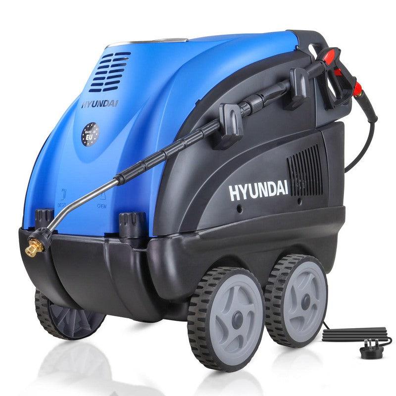 Hyundai HY155HPW-1 Hot Pressure Washer Commercial Power Jet Washer / 2610psi / 180bar / 110°C / 2.8kW