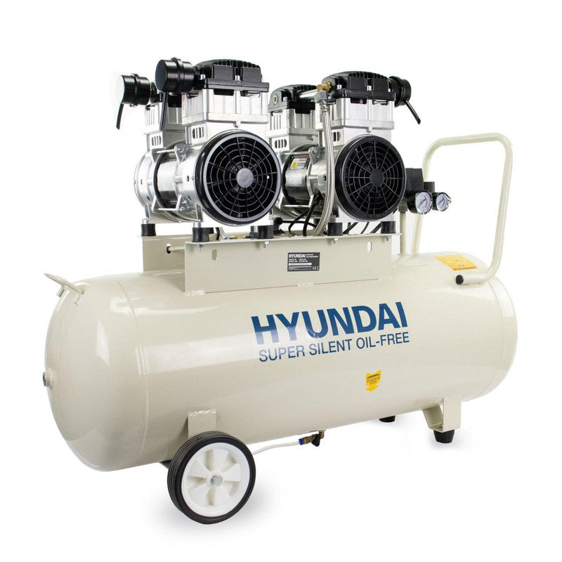 Hyundai HY2150100 Electric Air Compressor Silent Direct Drive Oil Free / 4hp / 100L / 10.6CFM / 145psi