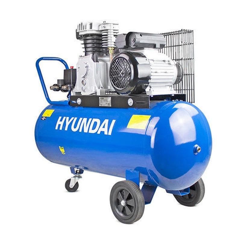 Hyundai HY3100P Electric Air Compressor Twin Cylinder Direct Drive / 3hp / 100L / 14CFM / 145psi