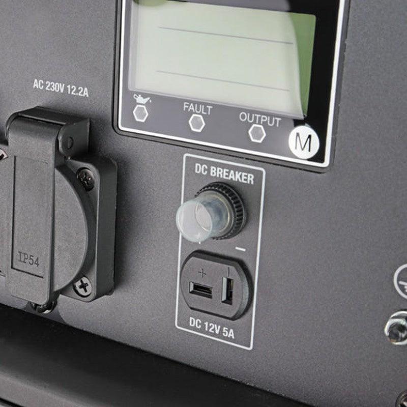 Hyundai HY3200SEi Petrol Inverter Generator Portable With Wheel Kit Pure Sine Wave / 3200W / 3.2 kW