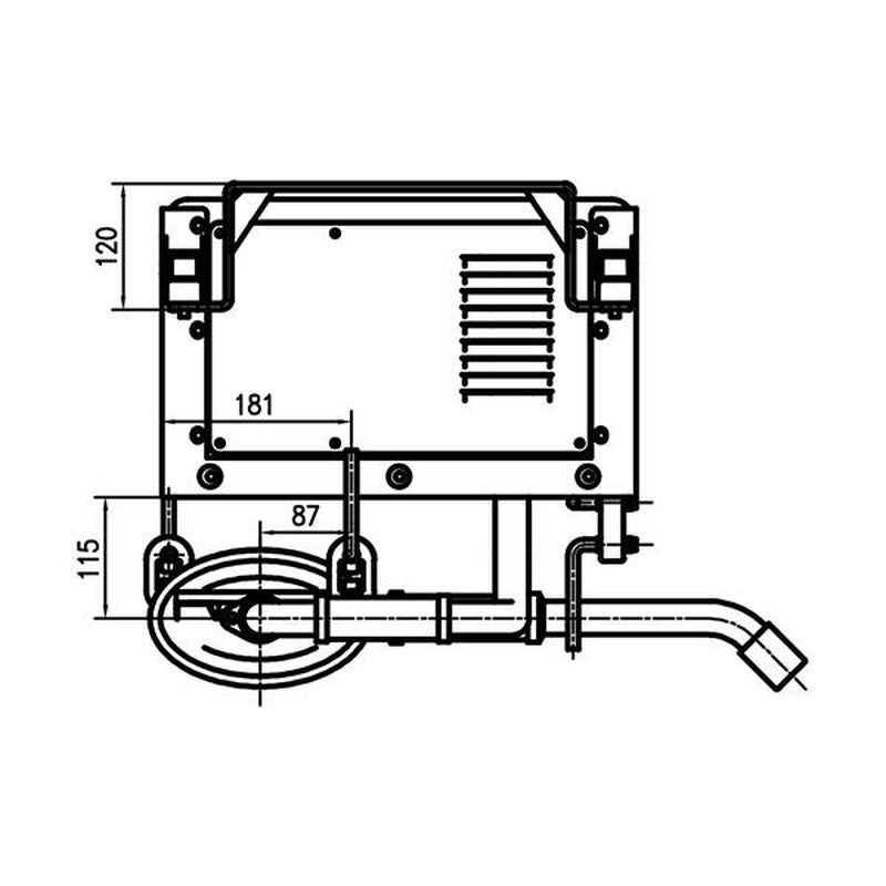 Hyundai HY3500RVi Petrol Underslung Vehicle Mounted RVi Generator Pure Sine Wave Output Includes Fittings & Panel / 3.5kW