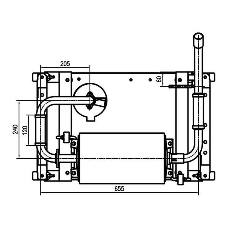 Hyundai HY3500RVi Petrol Underslung Vehicle Mounted RVi Generator Pure Sine Wave Output Includes Fittings & Panel / 3.5kW