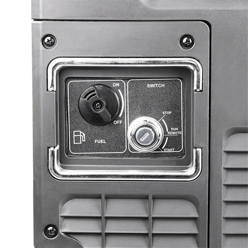 Hyundai HY4500SEI Portable Petrol Inverter Generator With Wheel Kit Silent Pure Sine Wave / 4000W / 4.0kW