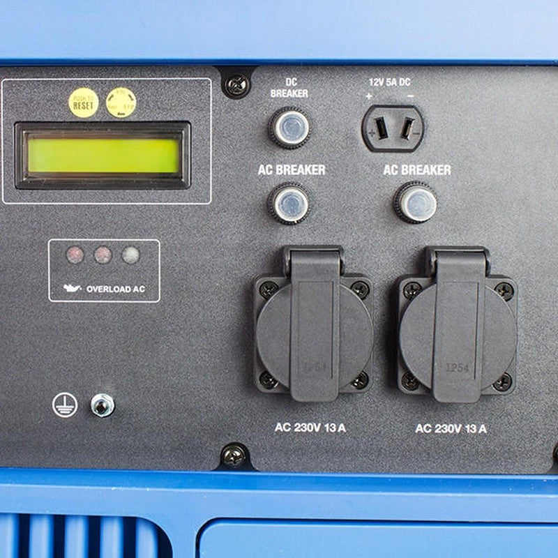 Hyundai HY4500SEI Portable Petrol Inverter Generator With Wheel Kit Silent Pure Sine Wave / 4000W / 4.0kW