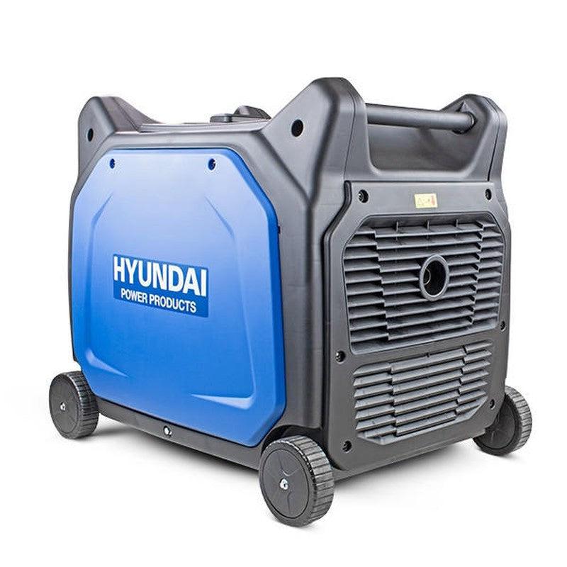 Hyundai HY6500SEi Petrol Inverter Generator Portable With Wheels Pure Sine Wave / 6600W / 6.6kW / DC & USB