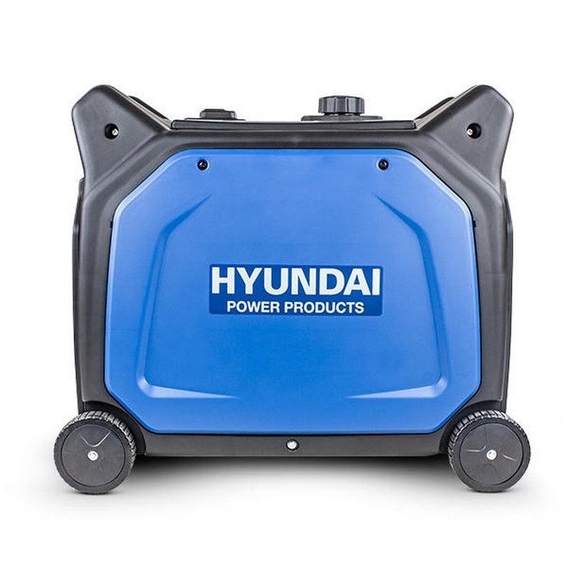 Hyundai HY6500SEi Petrol Inverter Generator Portable With Wheels Pure Sine Wave / 6600W / 6.6kW / DC & USB