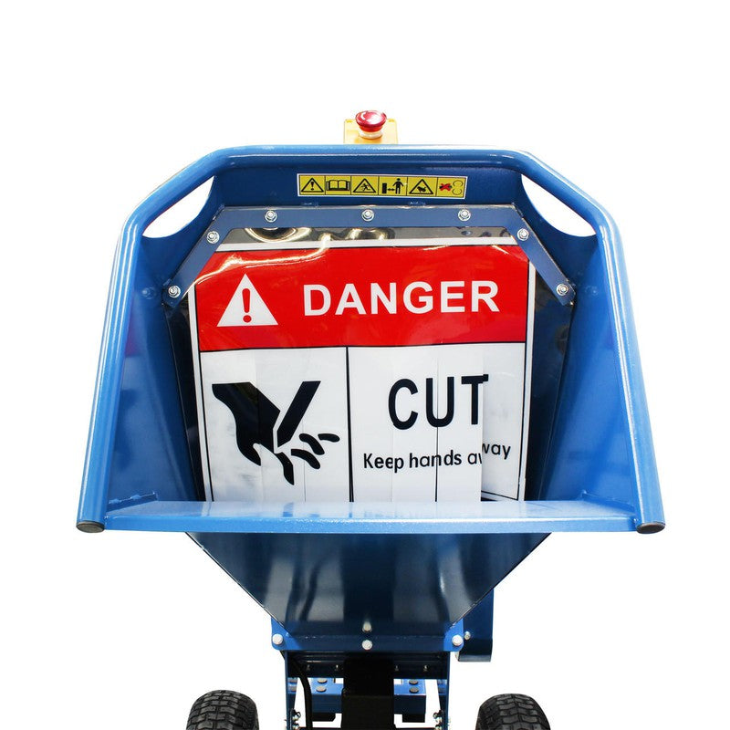 Hyundai HYCH1500E-2 Petrol Wood Chipper Shredder Mulcher / 420cc / 100mm