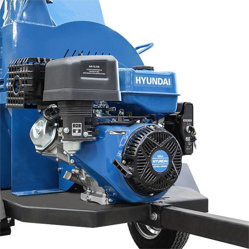 Hyundai HYCH15100TE Petrol Wood Chipper / 420cc / 110mm