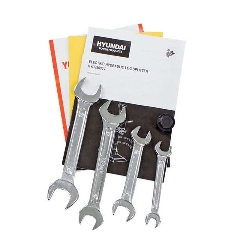 Hyundai HYLS8000V Electric Log Splitter Vertical / 8 Tonne / 650mm length