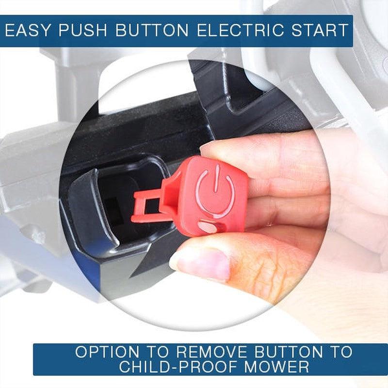 Hyundai HYM510SPE Petrol Lawn Mower Mulcher Self Propelled Electric Start / 20" / 51cm / 196cc