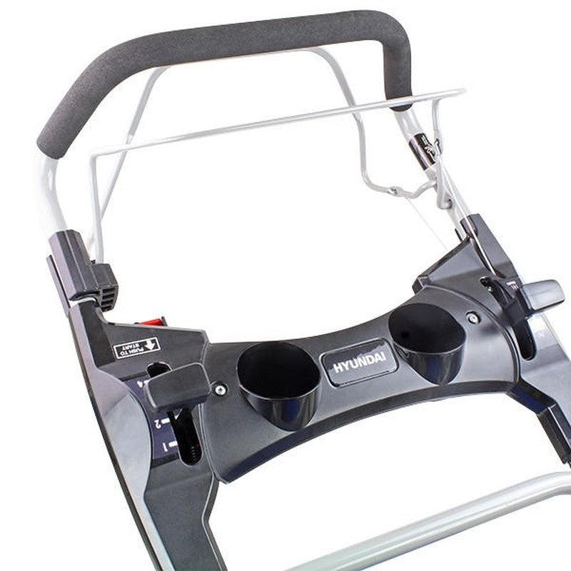 Hyundai HYM510SPEZ Petrol Lawn Mower Mulcher Self Propelled Electric Start / 20" / 51cm / 196cc / 70L