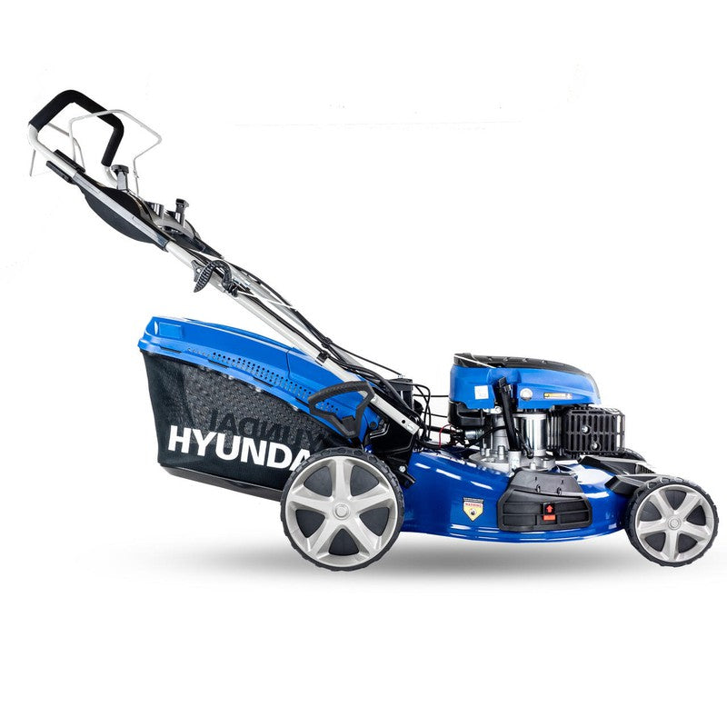 Hyundai HYM560SPE Petrol Lawn Mower Mulcher Electric Start Self Propelled / 22'' / 56cm / 196cc