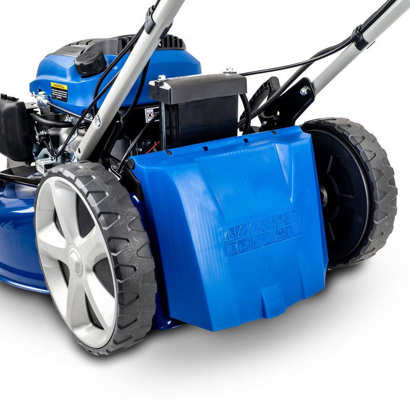 Hyundai HYM560SPE Petrol Lawn Mower Mulcher Electric Start Self Propelled / 22'' / 56cm / 196cc