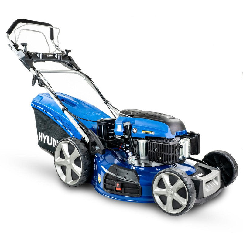 Hyundai HYM560SPE Petrol Lawn Mower Mulcher Electric Start Self Propelled / 22'' / 56cm / 196cc