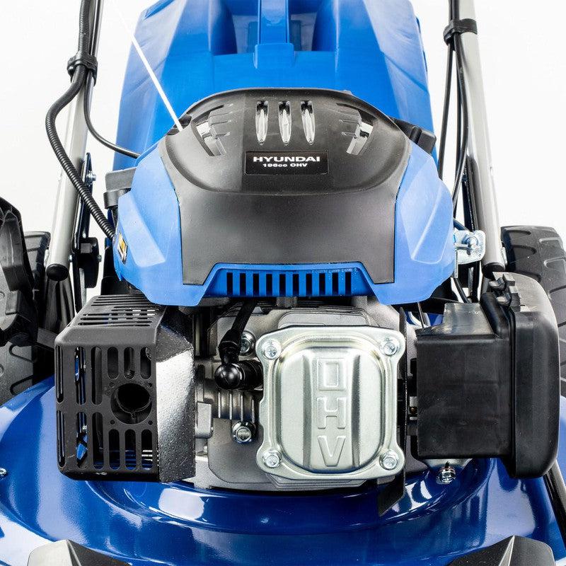 Hyundai HYM560SPE Petrol Lawn Mower Mulcher Electric Start Self Propelled / 22'' / 56cm / 196cc