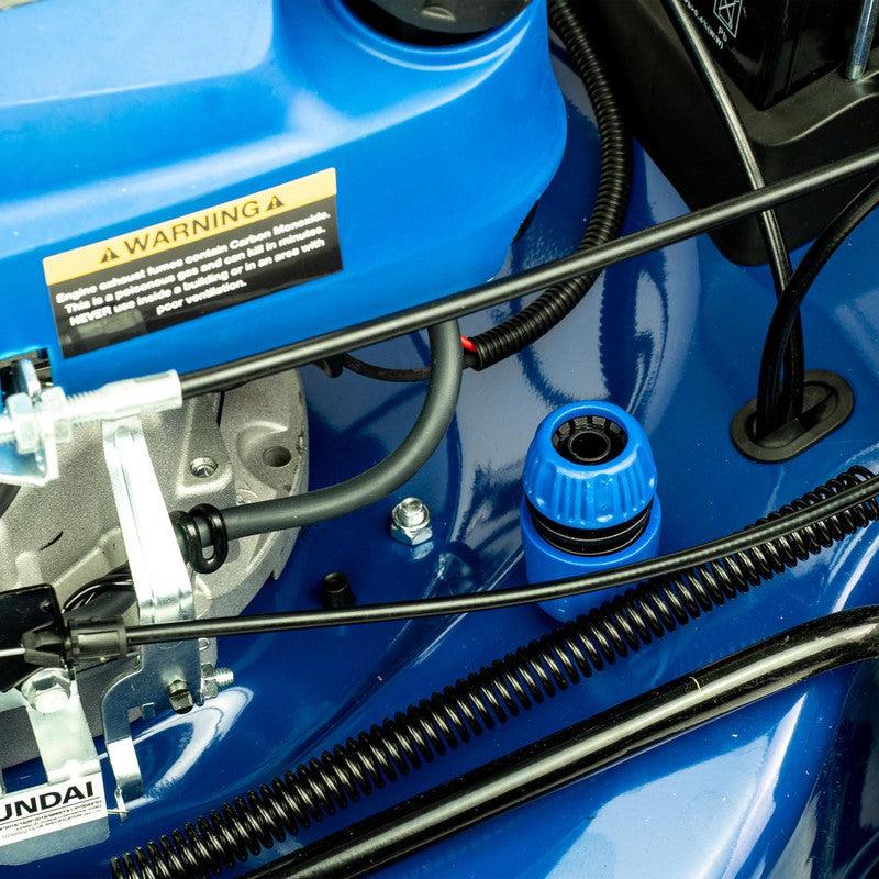 Hyundai HYM560SPE Petrol Lawn Mower Mulcher Electric Start Self Propelled / 22'' / 56cm / 196cc