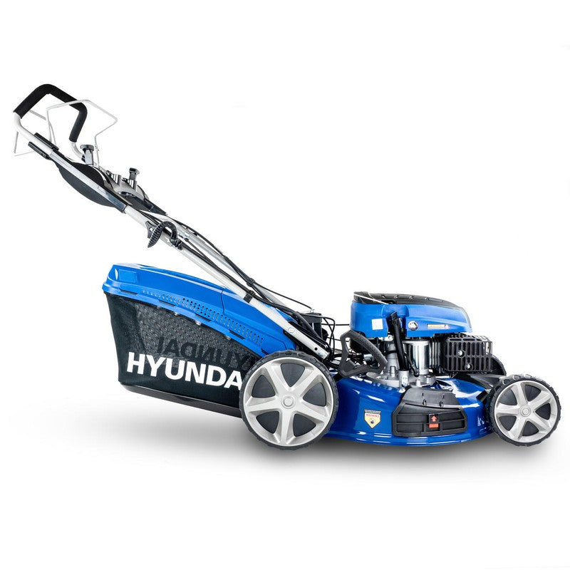 Hyundai HYM560SPE Petrol Lawn Mower Mulcher Electric Start Self Propelled / 22'' / 56cm / 196cc