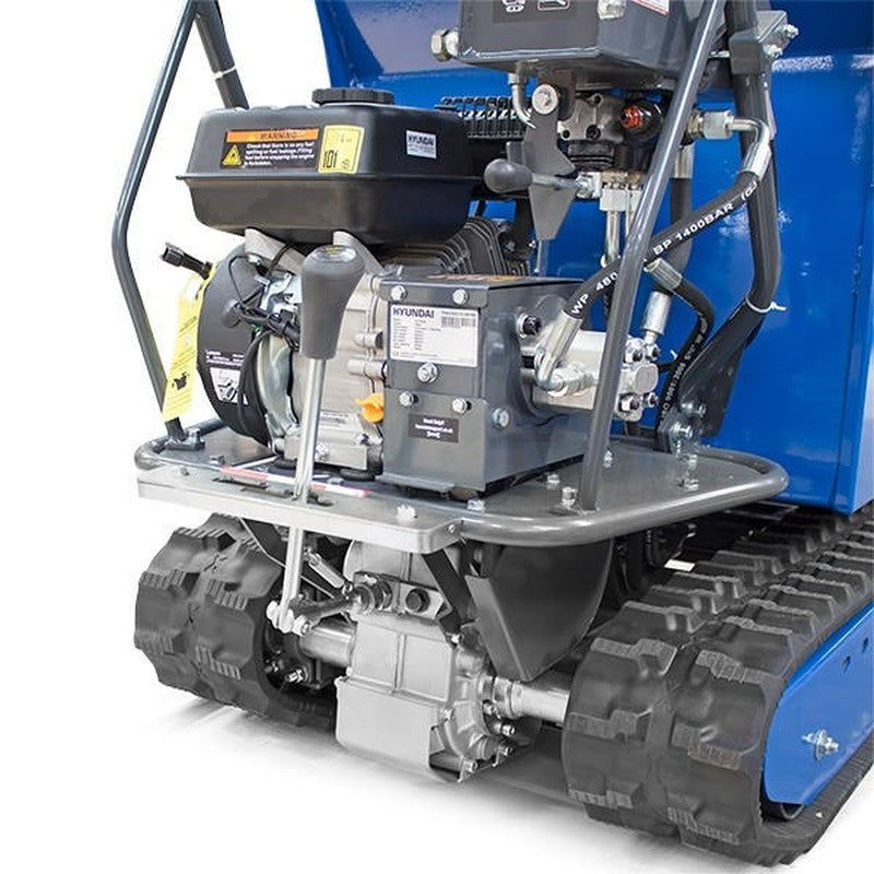Hyundai HYTD500 Petrol Tracked Mini Dumper Power Barrow / 196cc / 500kg