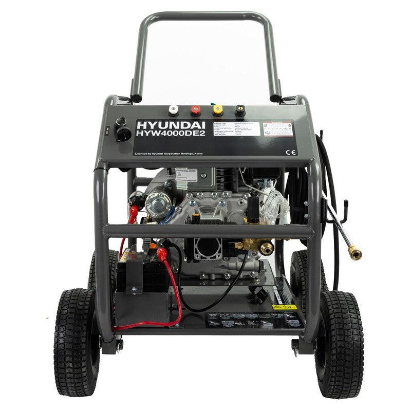 Hyundai HYW4000DE2 Diesel Pressure Washer / 4000psi / 275 bar / 13L/min / 10m Hose