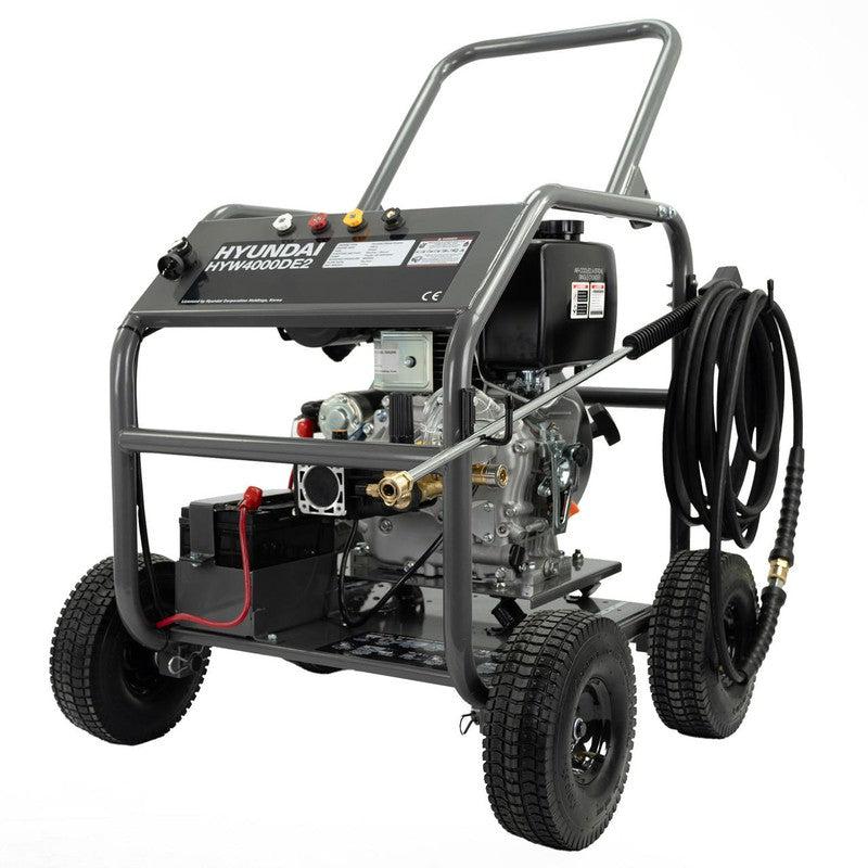 Hyundai HYW4000DE2 Diesel Pressure Washer / 4000psi / 275 bar / 13L/min / 10m Hose