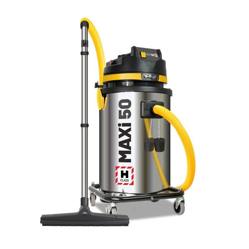 V-TUF MAXIH240-50L Industrial Dust Vacuum Cleaner - 1750W 240V 50L H CLASS