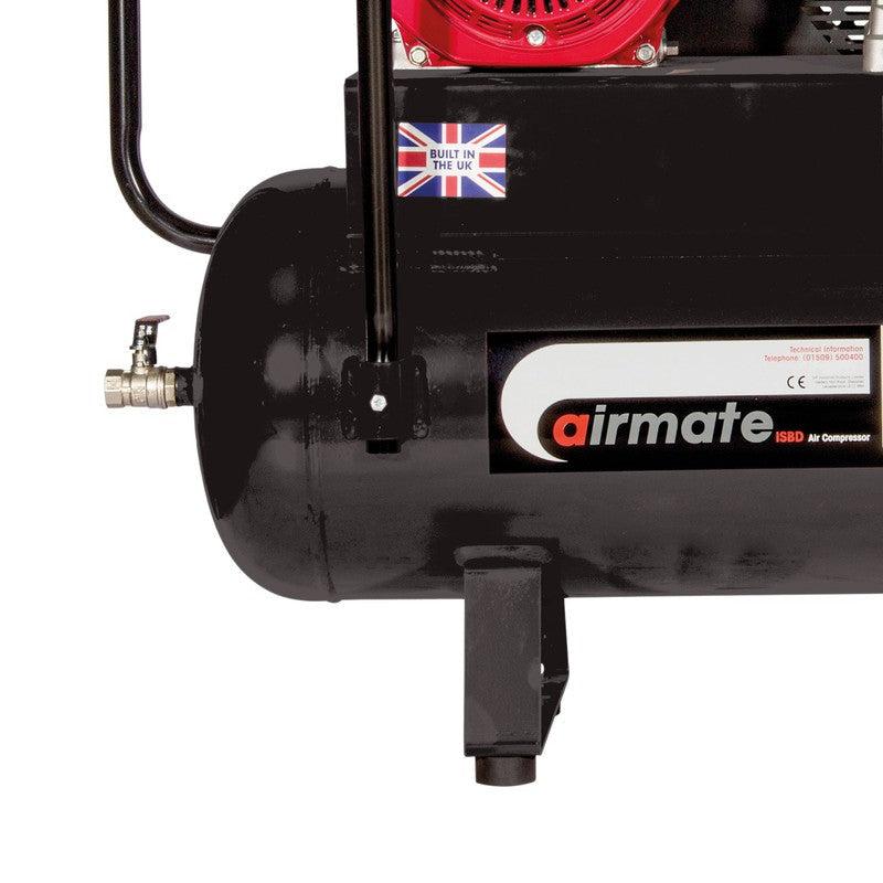 SIP 04444 ISHP5.5/50 Industrial Petrol Compressor / 50 Litre / 16 CFM / 150 PSI