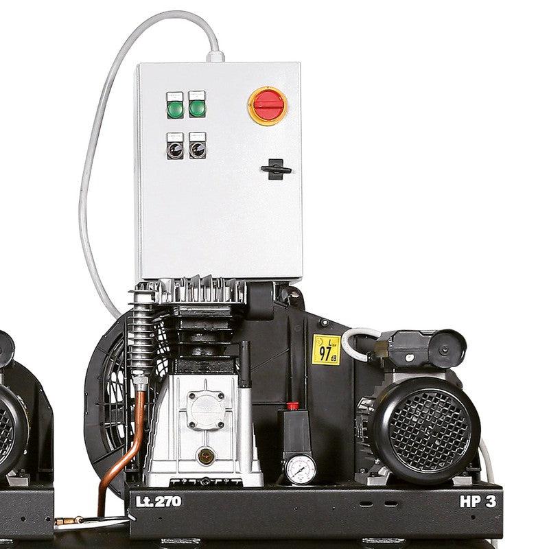 SIP 05251 B3800/270 Tandem Belt Drive Compressor / 270 Litre / 32CFM / 145 PSI