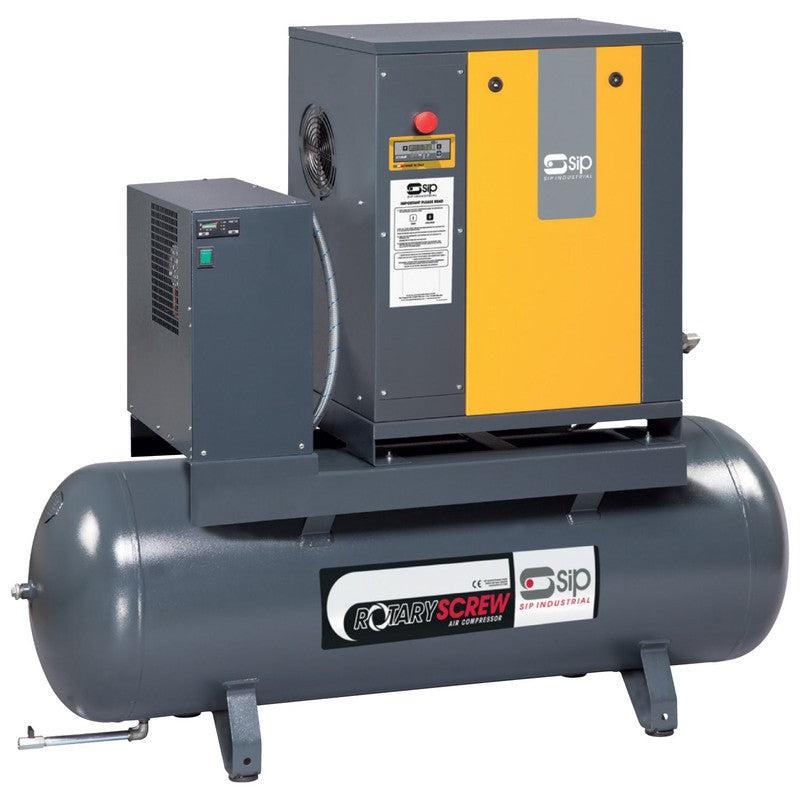 SIP 06267A RS5.5-08-270BD/RD Rotary Screw Compressor with Dryer / 270 Litre / 25.5 CFM / 116 PSI