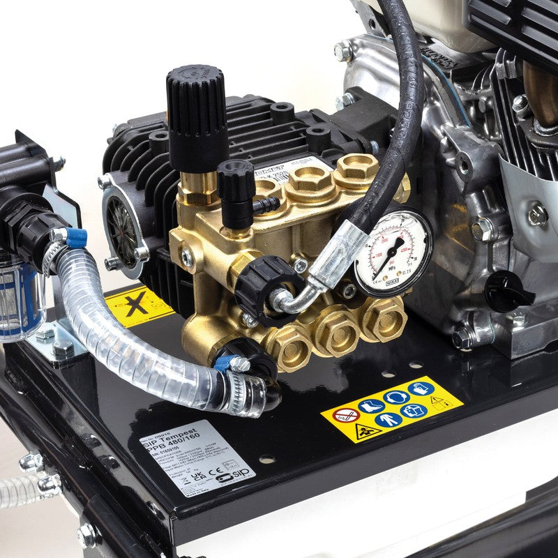 SIP 08916 TEMPEST PPB480/160 Honda GX Petrol Pressure Washer / 2320 PSI / 160 BAR / 420 LPH / 15M Hose