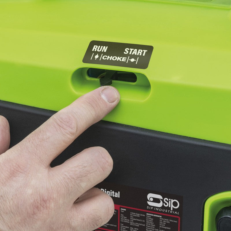 SIP 25400 ISG1101 Digital Petrol Inverter Generator / 1100W