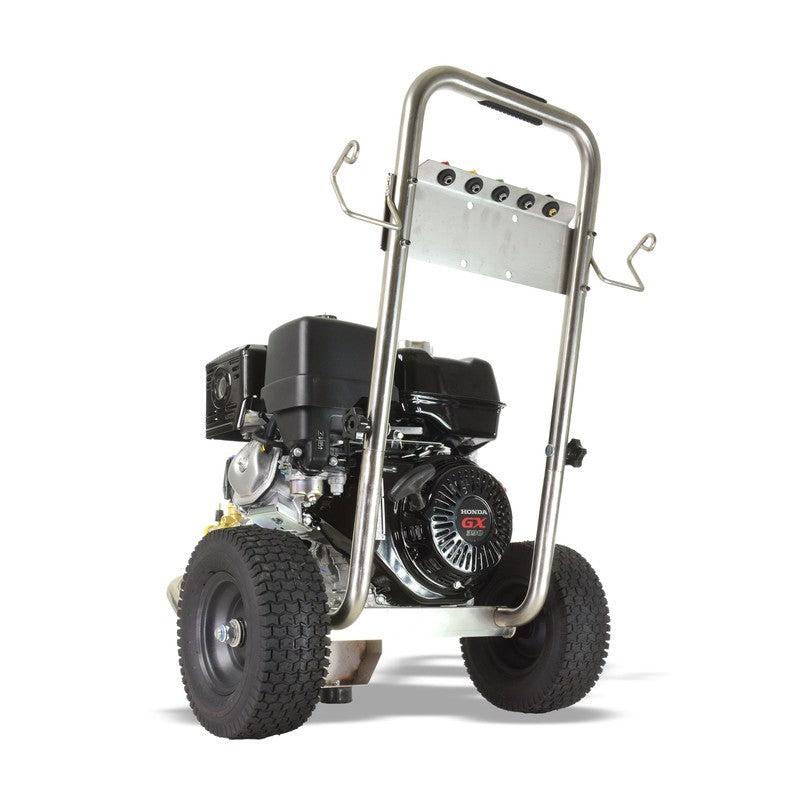 V-TUF GB130 Petrol Pressure Washer Stainless Steel - Industrial Honda GX390 / 3626 PSI / 250 BAR / 900 LPH / 10M Hose