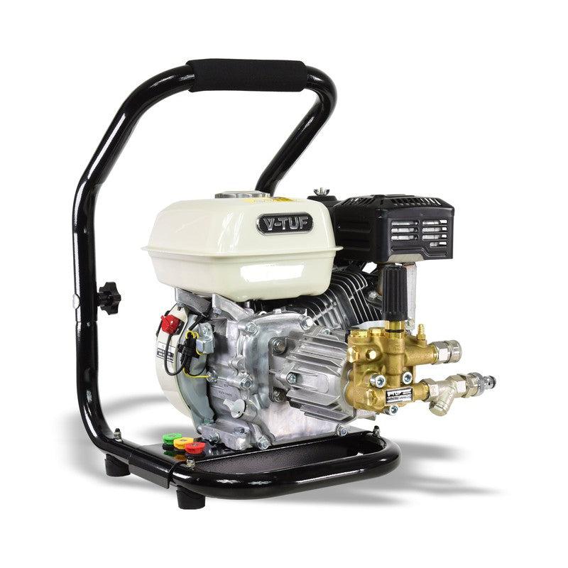 V-TUF GPT200C Petrol Pressure Washer With Carry Frame - Industrial Honda GP200 / 2755 PSI / 190 BAR / 720 LPH / 10M Hose