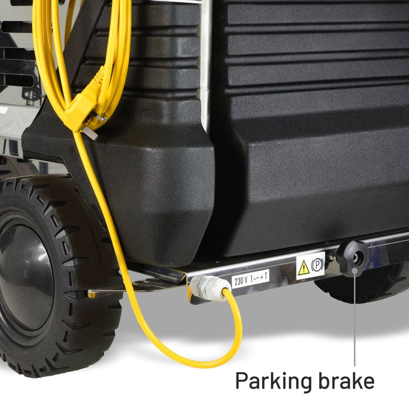 V-TUF RAPIDMSH110V Hot Pressure Washer - Industrial Mobile 110V / 100 BAR / 480 LPH