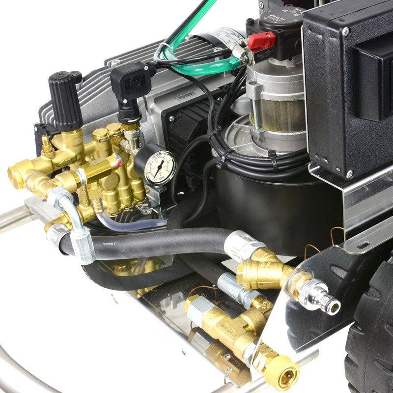 V-TUF RAPIDMSH110V Hot Pressure Washer - Industrial Mobile 110V / 100 BAR / 480 LPH