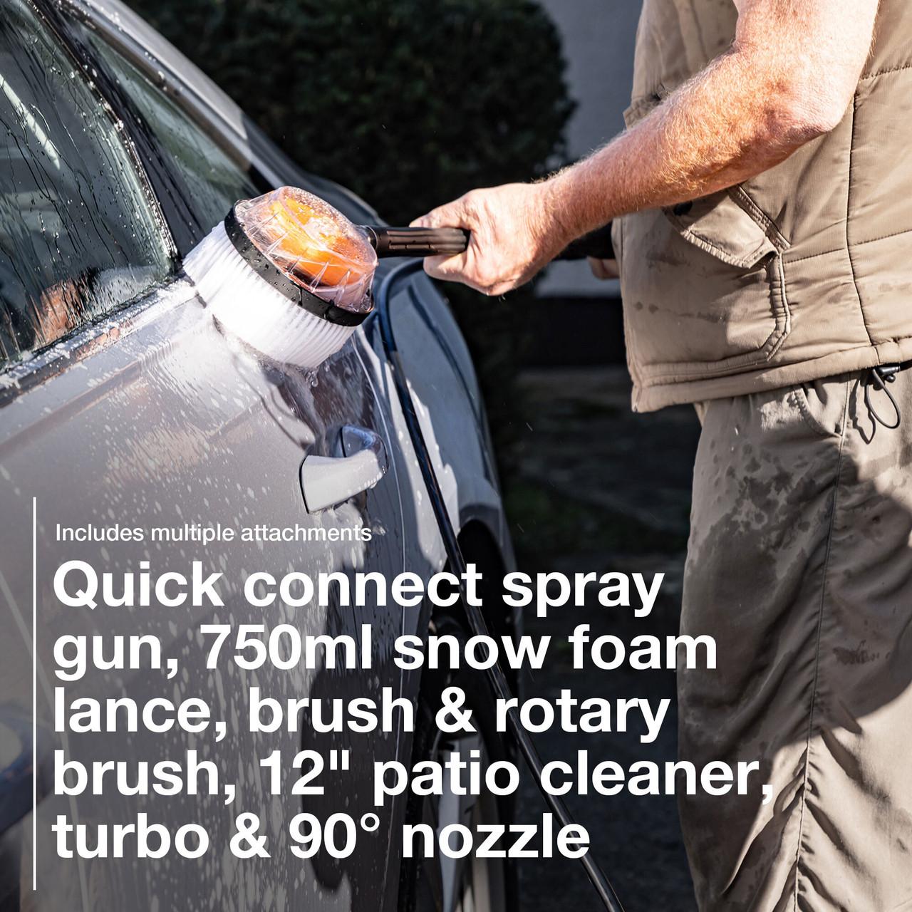 Hyundai HYW2400E Electric Pressure Washer / 2610psi / 180Bar / 2400W / High-Performance Jet Wash with Hose & Attachments