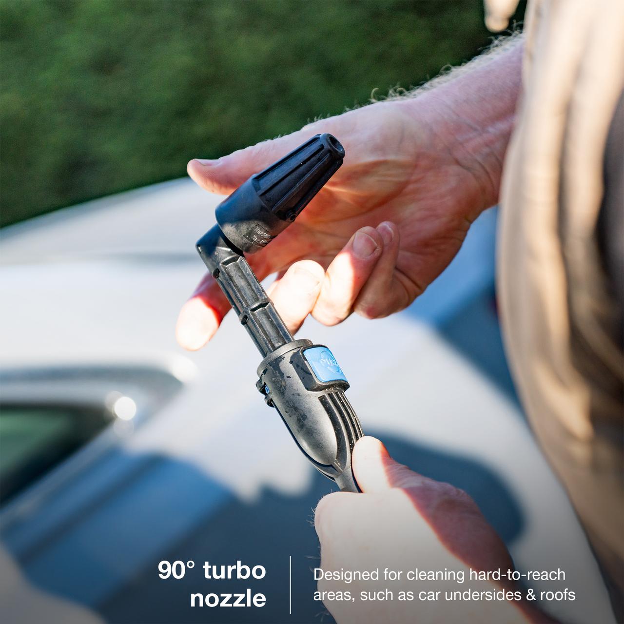 Hyundai HYW2400E Electric Pressure Washer / 2610psi / 180Bar / 2400W / High-Performance Jet Wash with Hose & Attachments