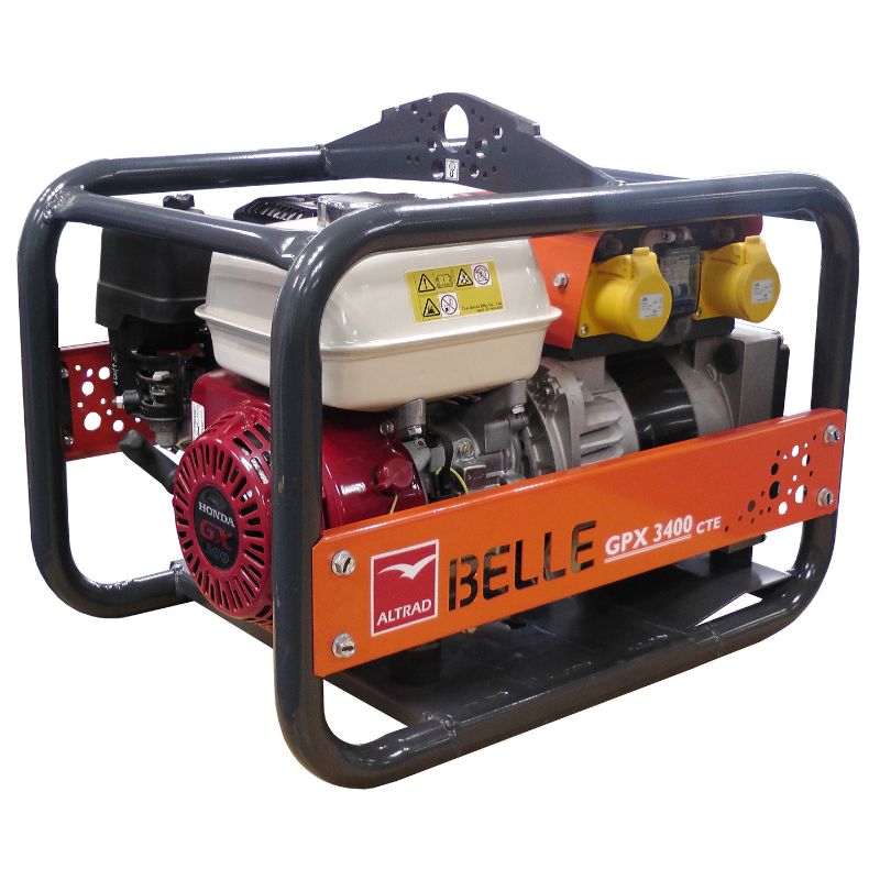 Altrad Belle G5001WCS GPX5000 CTE Petrol Generator Honda GX270 Engine With Wheel Kit