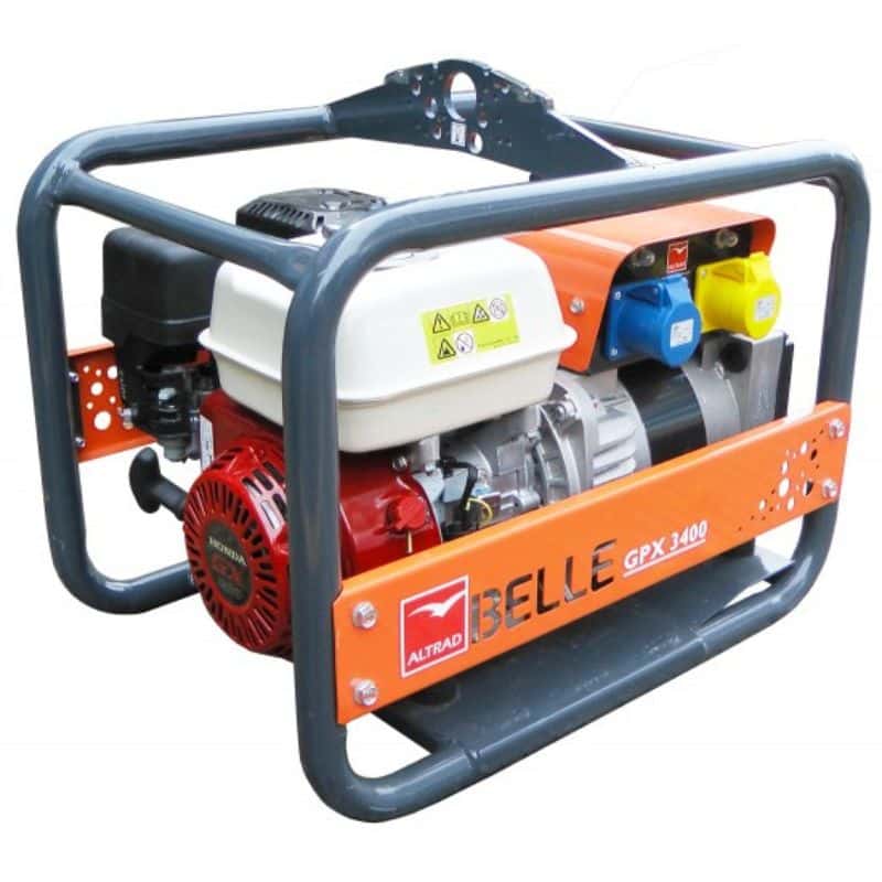 Altrad Belle G5001WS GPX5000 Petrol Generator Honda GX270 Engine With Wheel Kit