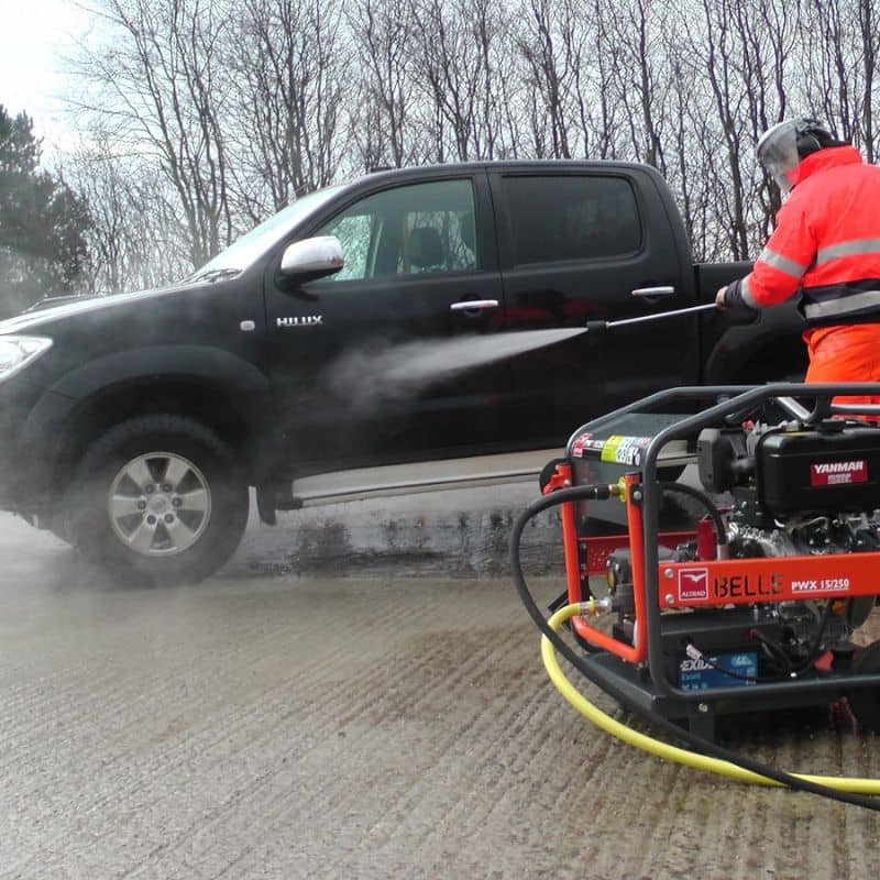 Altrad Belle P152501DRS PWX 15/250 Pressure Washer Diesel Yanmar L100 Engine With Hose Reel