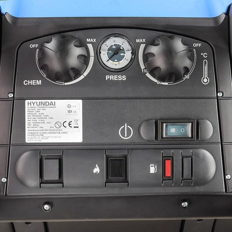 Hyundai HY150HPW-1 Hot Pressure Washer Power Jet Washer / 2170PSI / 150bar / 140°C / 2.8kW