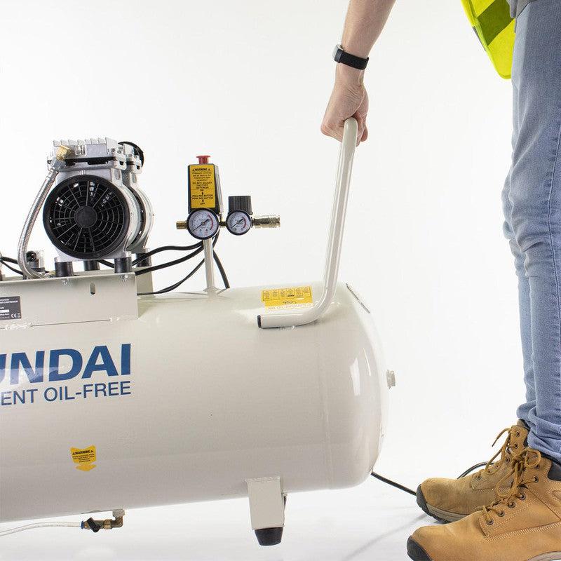 Hyundai HY275100 Electric Air Compressor Silent Direct Drive Oil Free / 2hp / 100L / 9.19CFM / 145psi