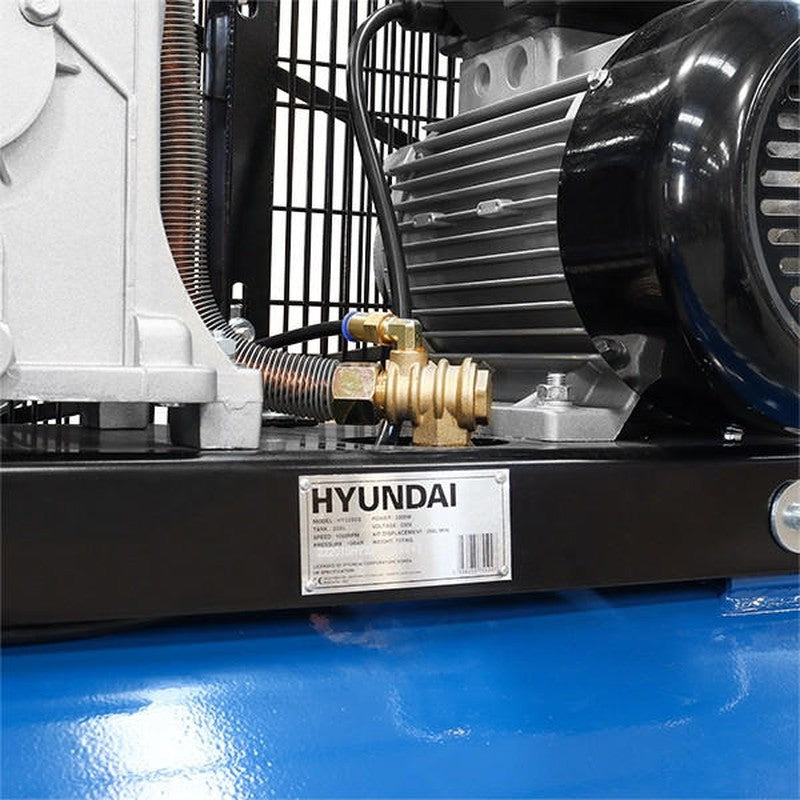 Hyundai HY3200S Belt Drive Electric Air Compressor / 3hp / 200L / 14CFM / 145psi