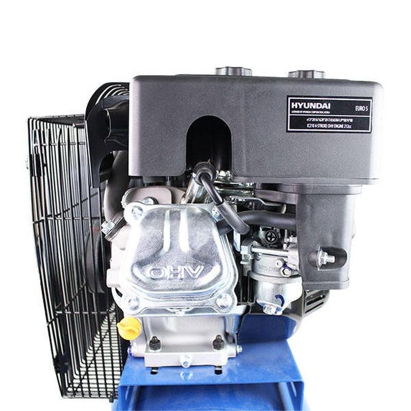 Hyundai HY70100P Heavy Duty Petrol Air Compressor Belt Drive / 7hp / 90L / 10.7CFM / 145psi
