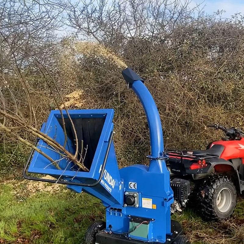 Hyundai HYCH15100TE Petrol Wood Chipper / 420cc / 110mm
