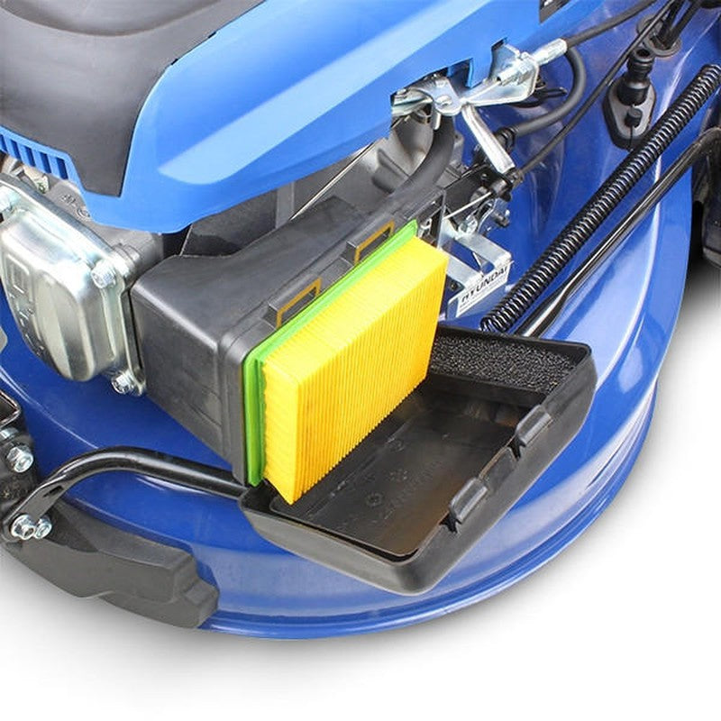 Hyundai HYM510SPEZ Petrol Lawn Mower Mulcher Self Propelled Electric Start / 20" / 51cm / 196cc / 70L