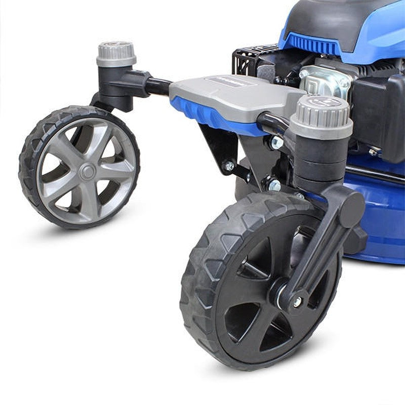 Hyundai HYM510SPEZ Petrol Lawn Mower Mulcher Self Propelled Electric Start / 20" / 51cm / 196cc / 70L