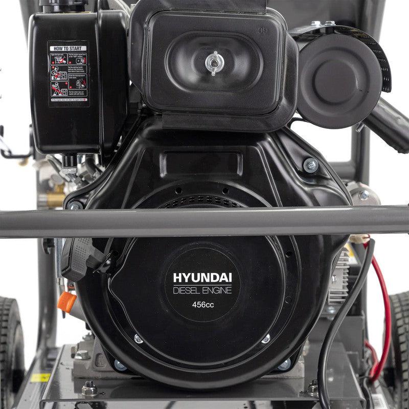 Hyundai HYW4000DE2 Diesel Pressure Washer / 4000psi / 275 bar / 13L/min / 10m Hose