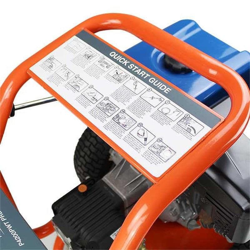P1 Power Equipment P4200PWT+85.403.010 Petrol Pressure Washer With 24" Stainless Steel Flat Surface Cleaner / 4200psi / 290bar / 420cc / 15L/min Flow Rate