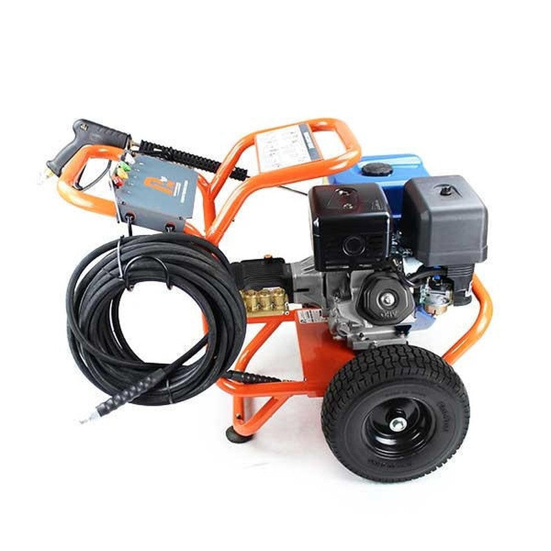 P1 Power Equipment P4200PWT+85.403.010 Petrol Pressure Washer With 24" Stainless Steel Flat Surface Cleaner / 4200psi / 290bar / 420cc / 15L/min Flow Rate